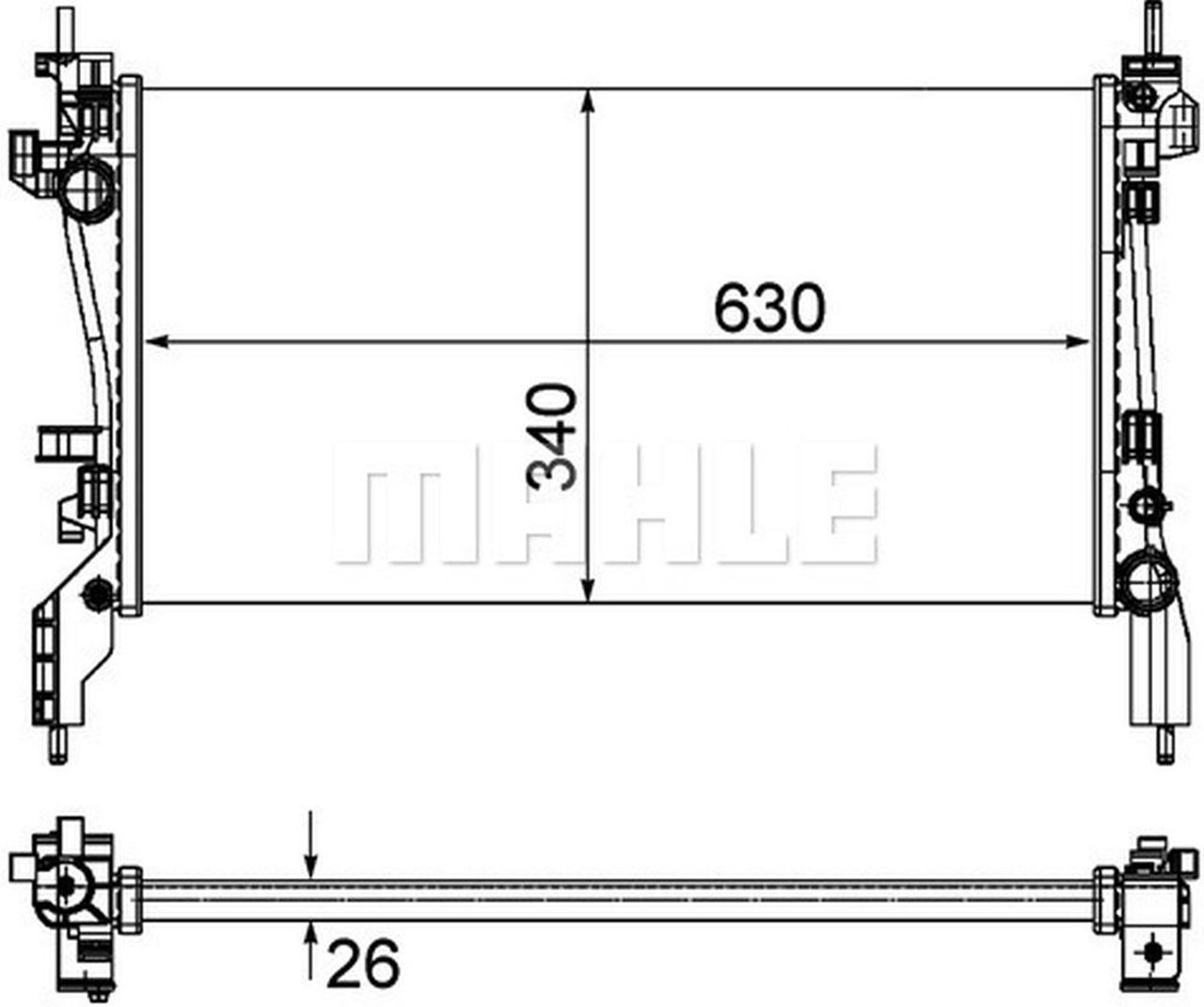 MAHLE PC Radiator CR1122000P