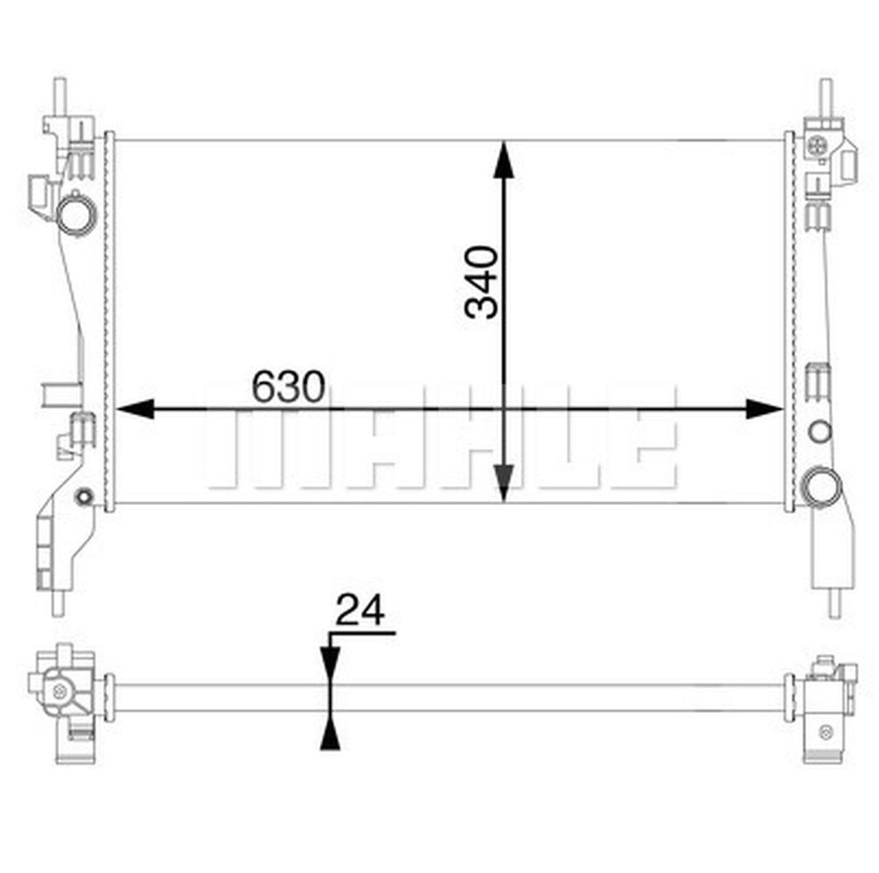 MAHLE PC Radiator CR1122000S