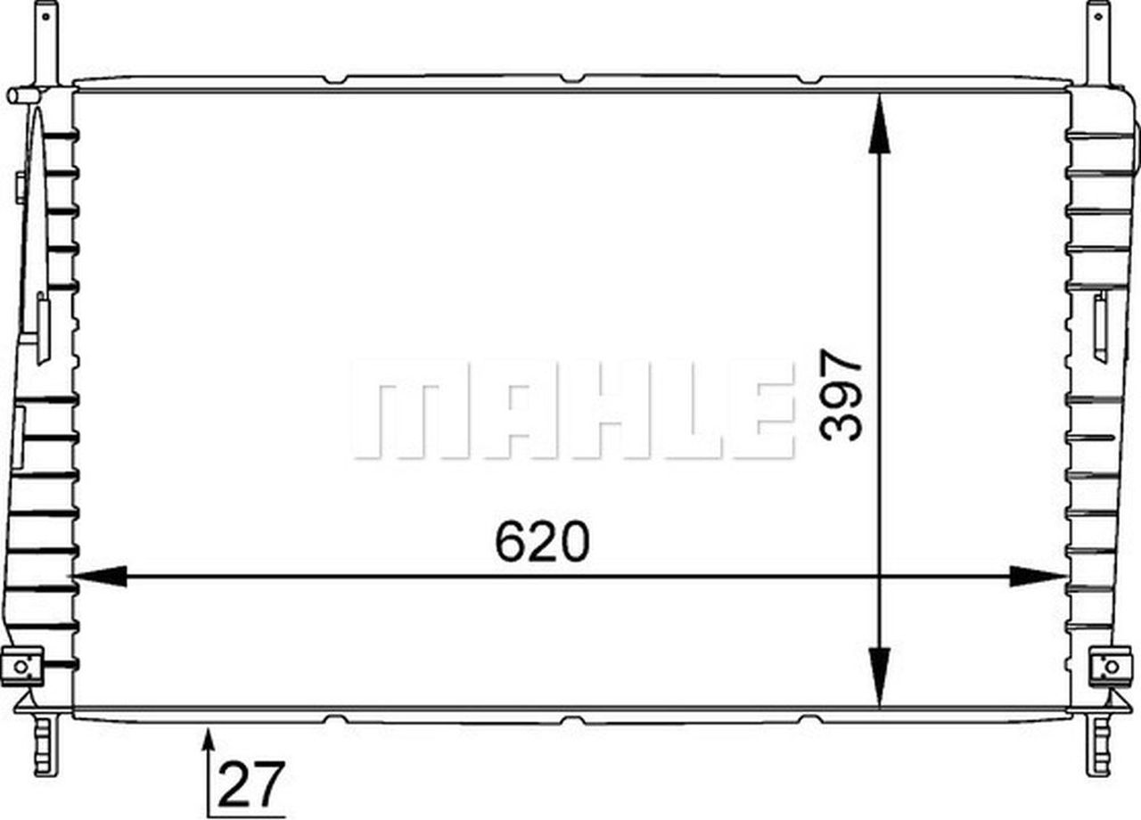 MAHLE PC Radiator CR1141000S
