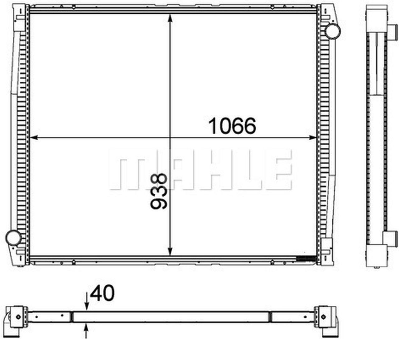 MAHLE Truck/Bus Radiator CR1152000P