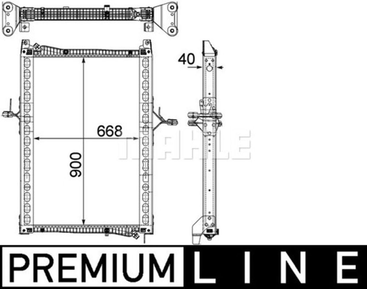 MAHLE Truck/Bus Radiator CR1160000P