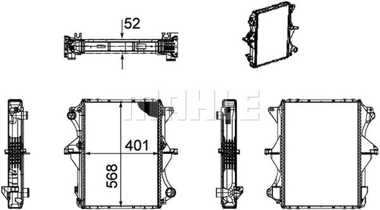 MAHLE Truck/Bus Radiator CR1169000P