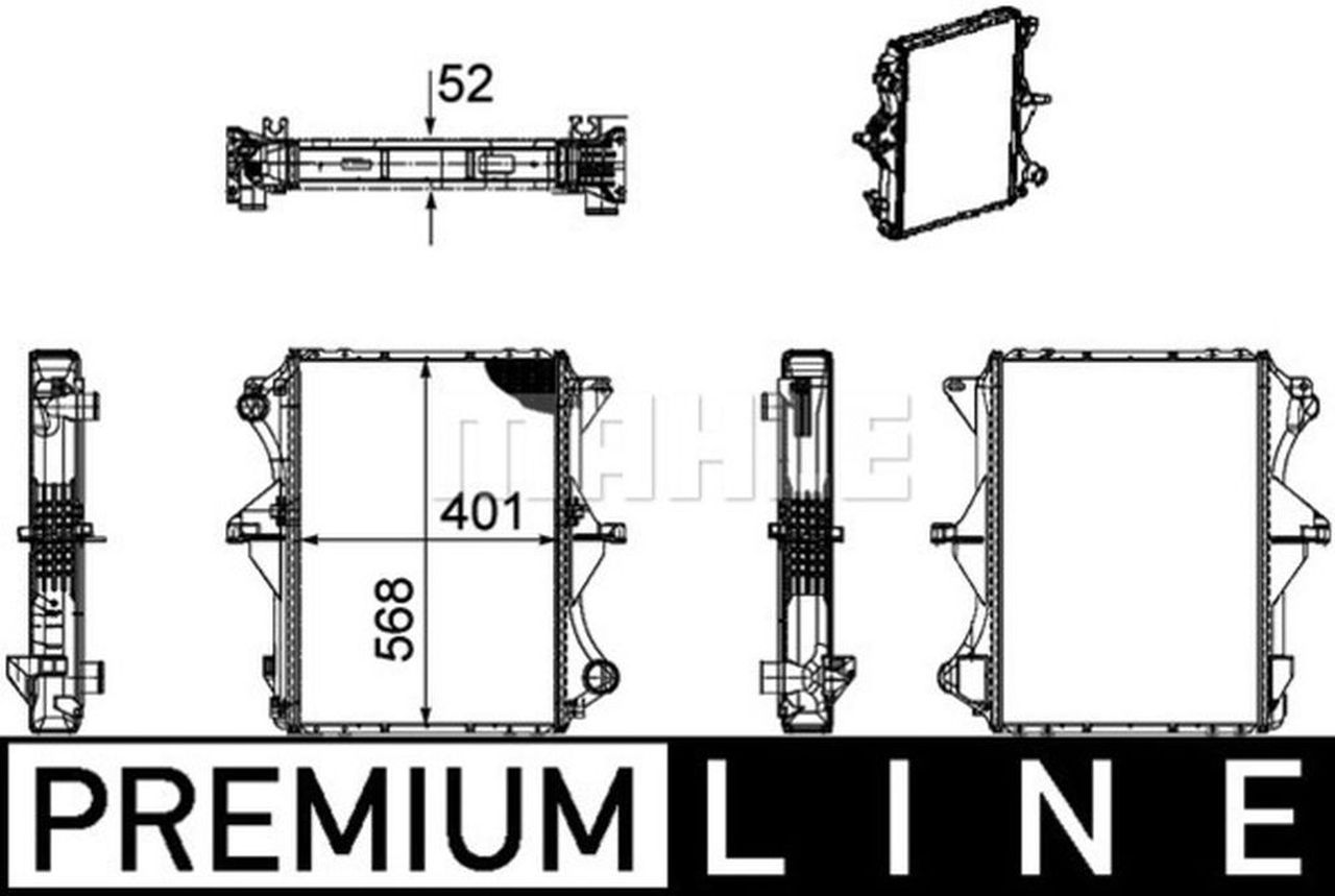 MAHLE Truck/Bus Radiator CR1169000P