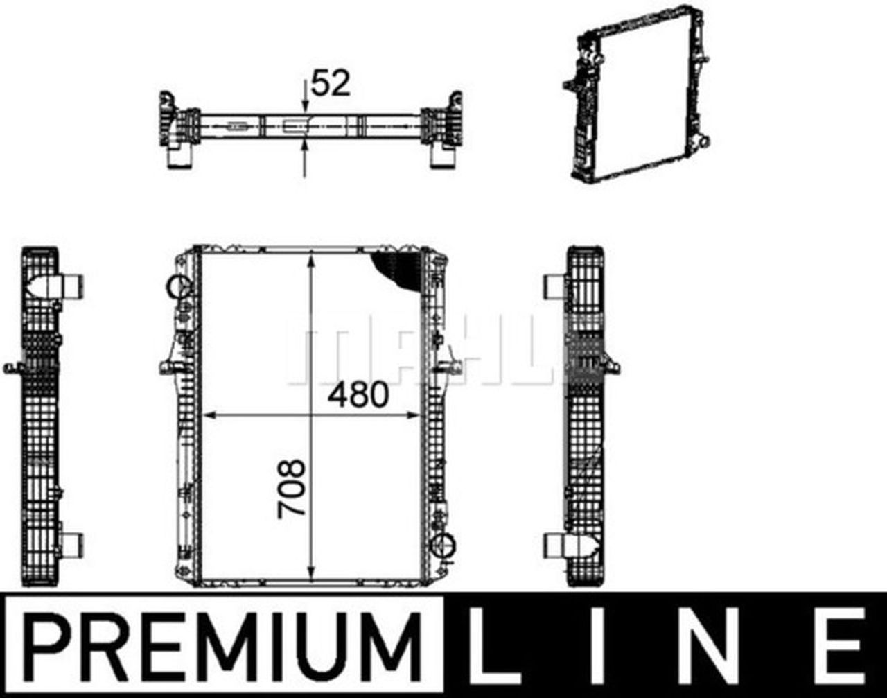 MAHLE Truck/Bus Radiator CR1170000P