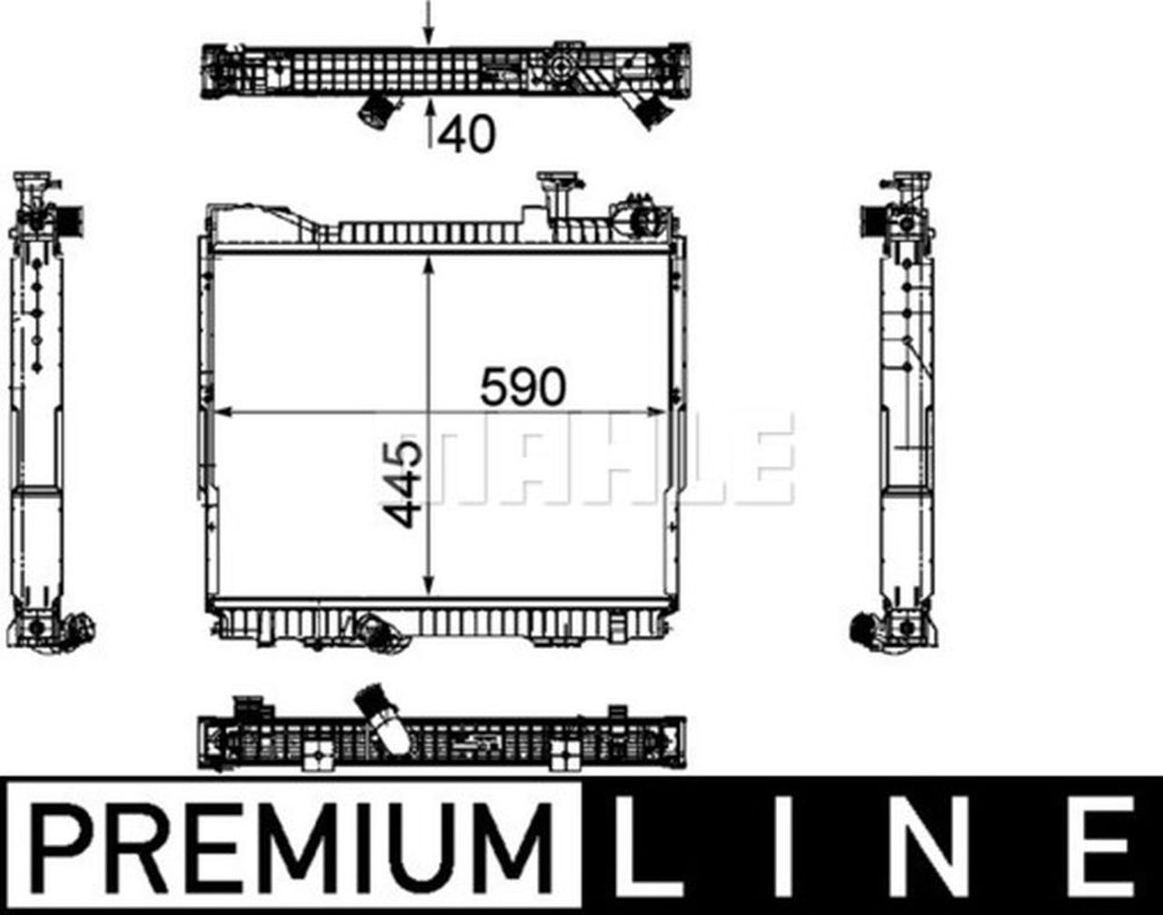MAHLE Truck/Bus Radiator CR1171000P