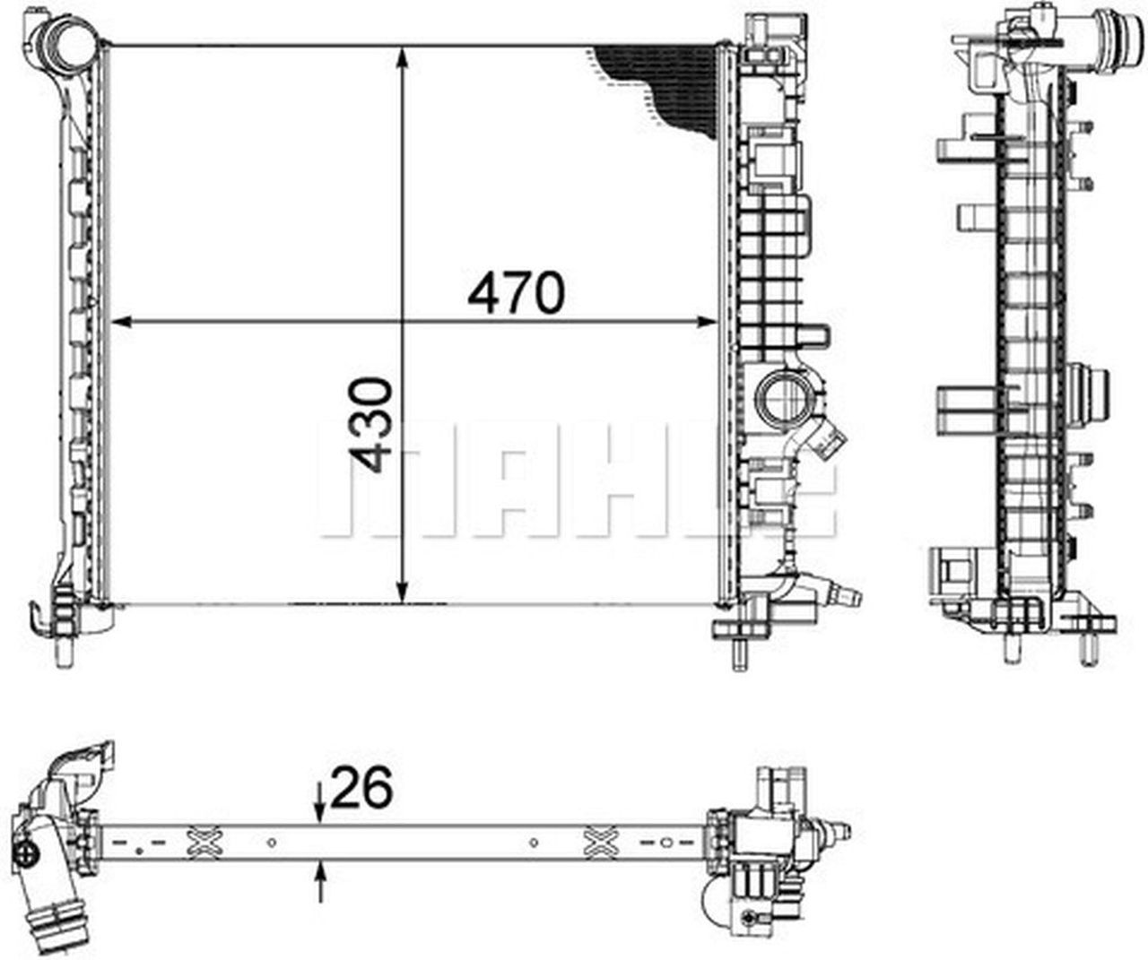 MAHLE PC Radiator CR1189000P