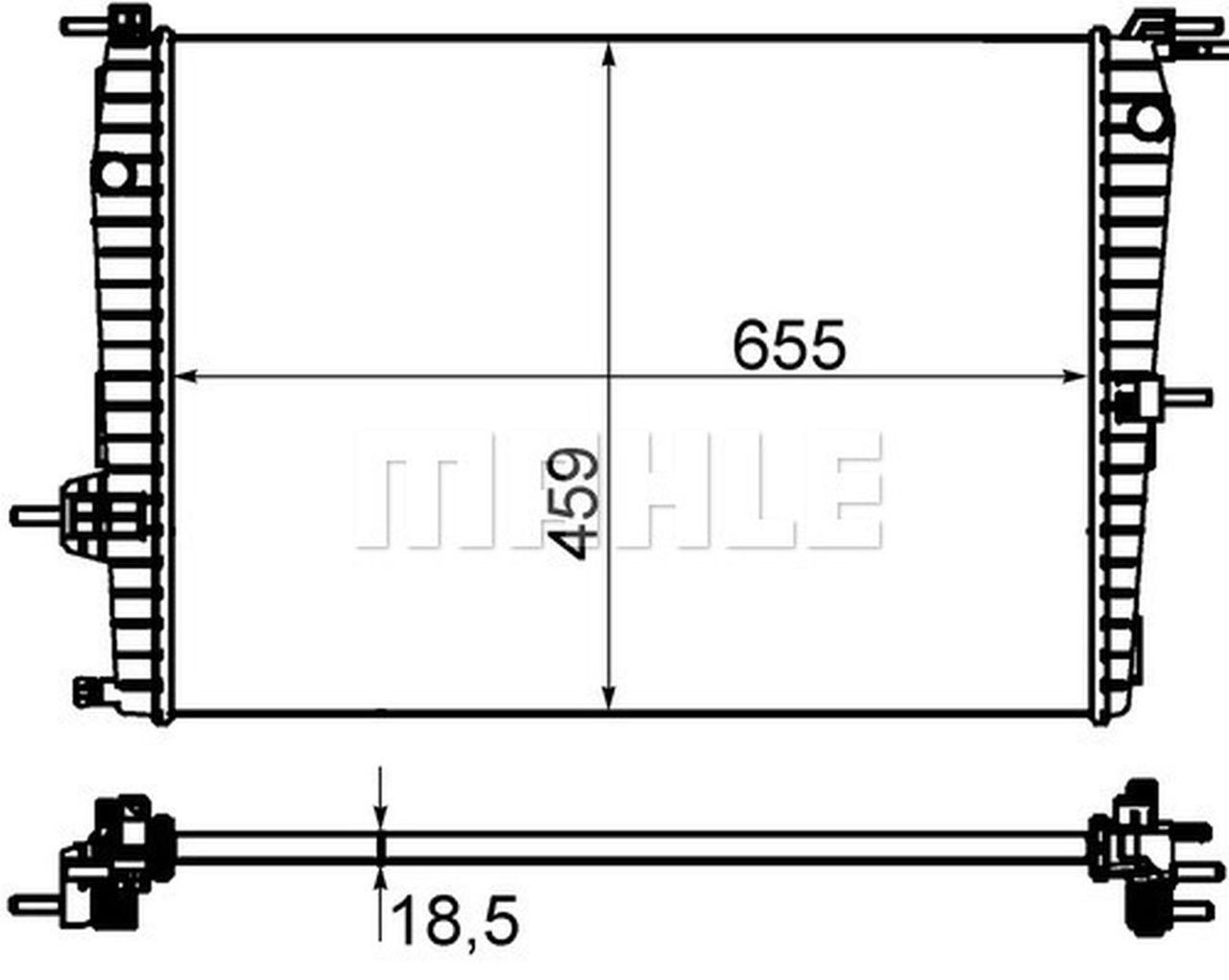 MAHLE PC Radiator CR1197000P