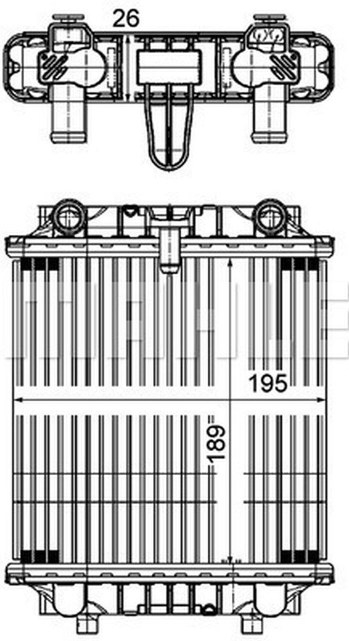 MAHLE PC Radiator CR1202000P
