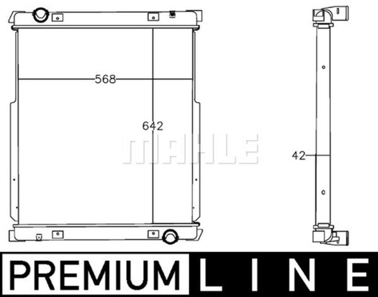 MAHLE Truck/Bus Radiator CR1215000P