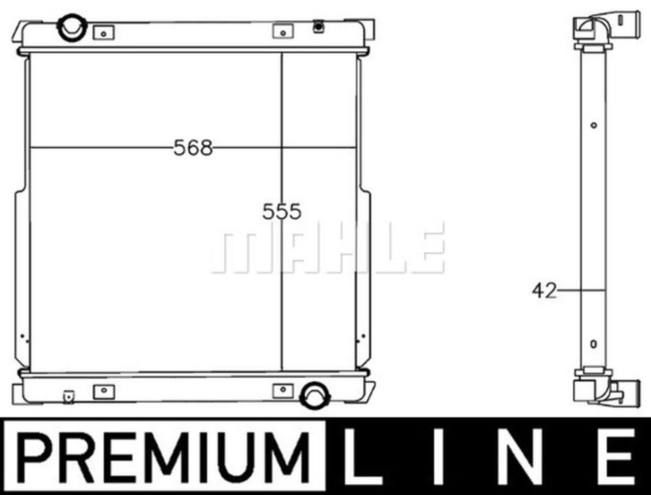 MAHLE Truck/Bus Radiator CR1216000P