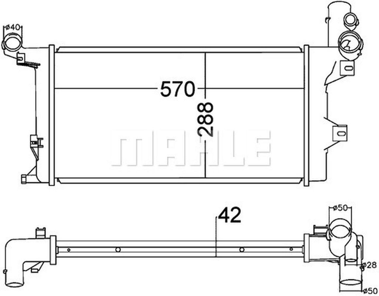 MAHLE Truck/Bus Radiator CR1218000P