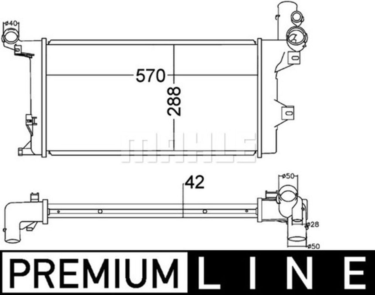 MAHLE Truck/Bus Radiator CR1218000P
