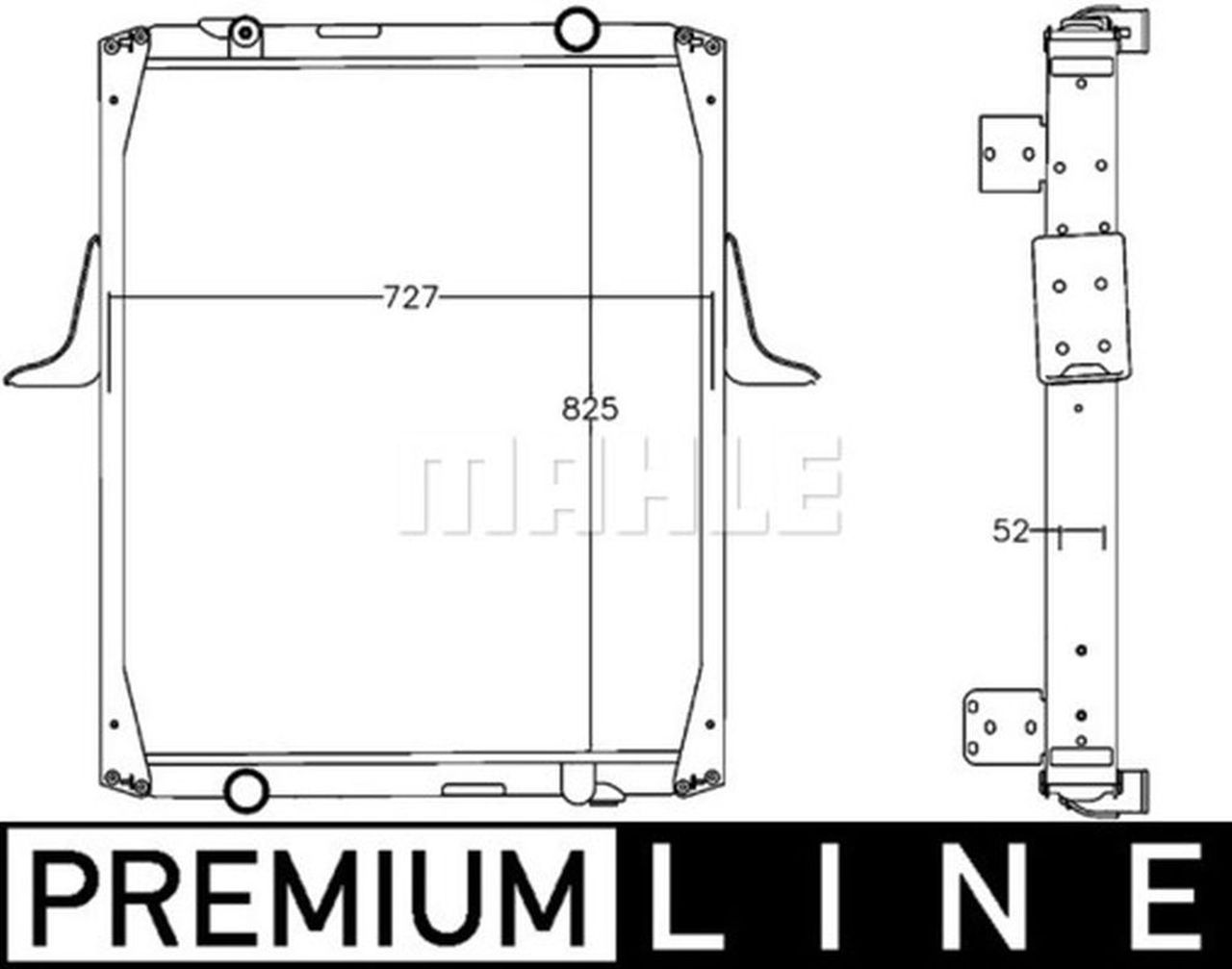 MAHLE Truck/Bus Radiator CR1221000P