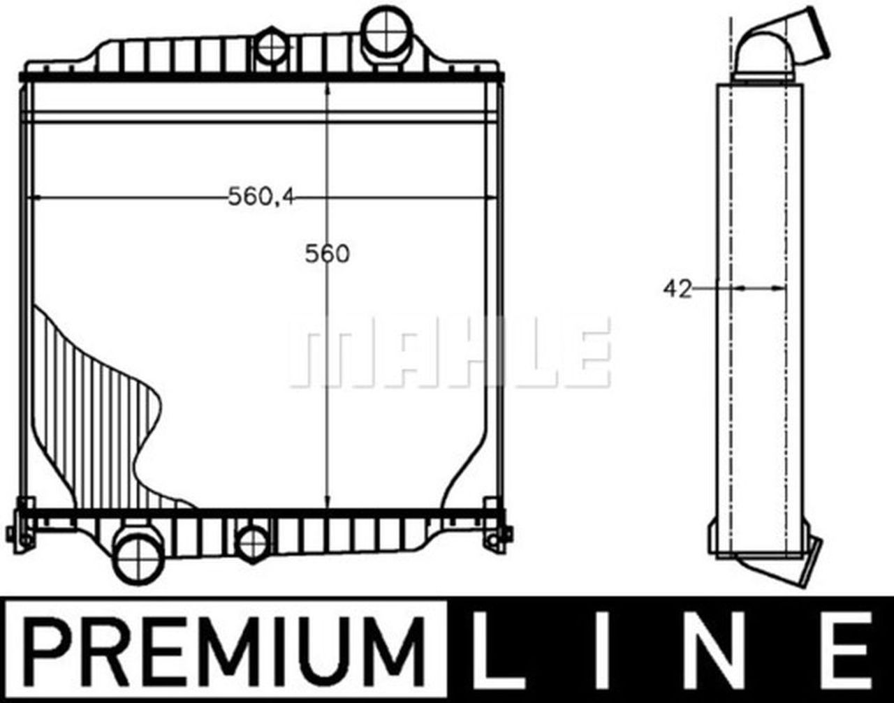 MAHLE Truck/Bus Radiator CR1223000P