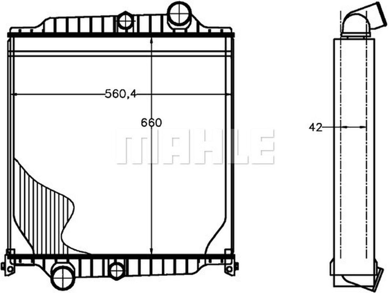 MAHLE Truck/Bus Radiator CR1224000P