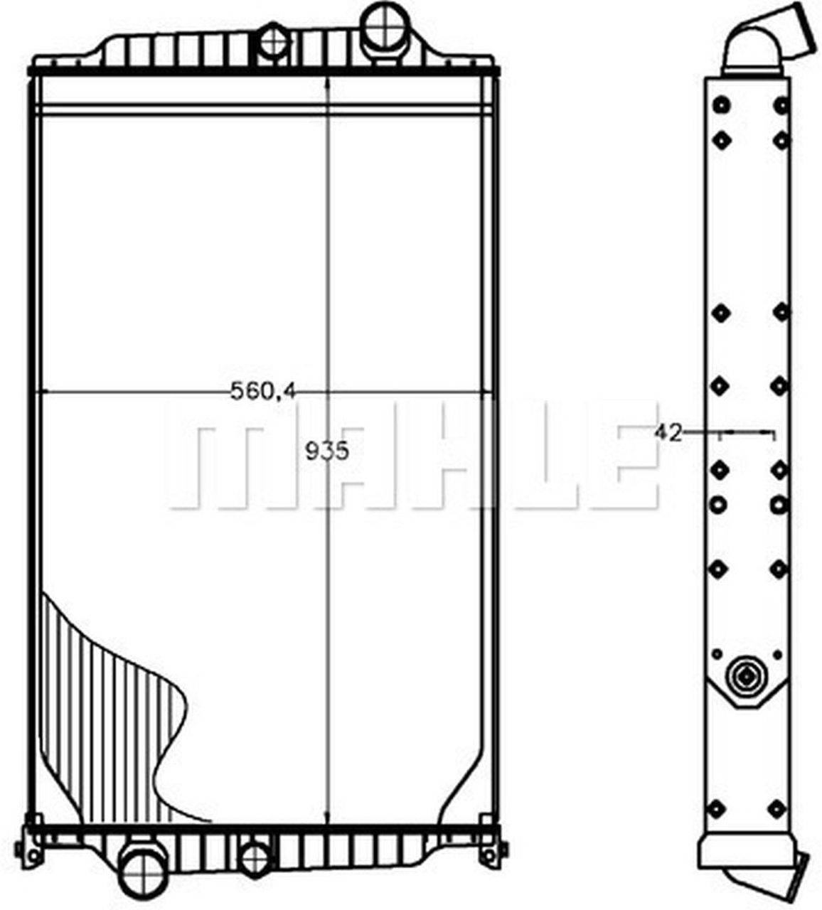 MAHLE Truck/Bus Radiator CR1227000P