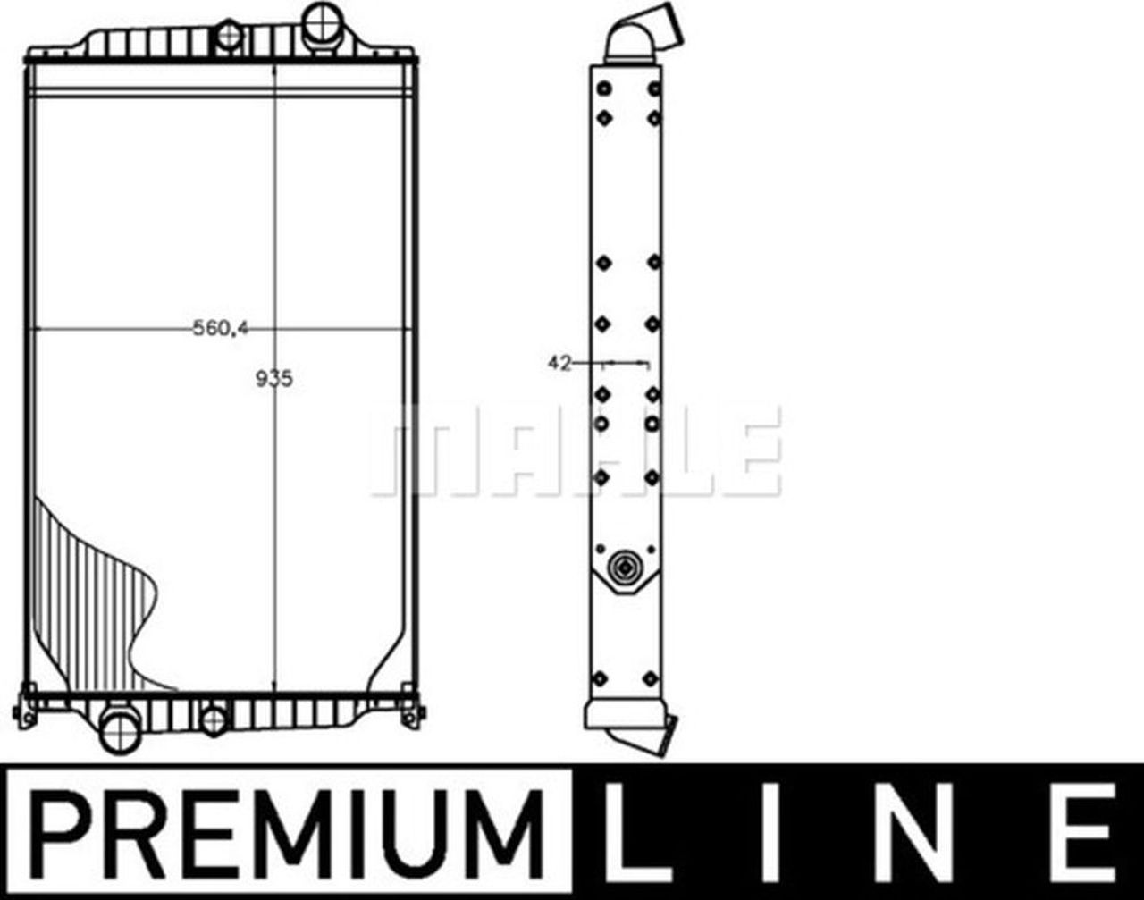 MAHLE Truck/Bus Radiator CR1227000P