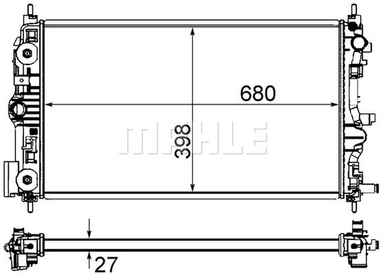 MAHLE PC Radiator CR1238000S