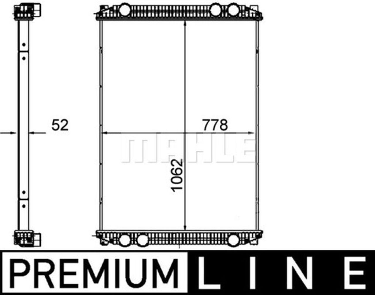 MAHLE Truck/Bus Radiator CR1260000P