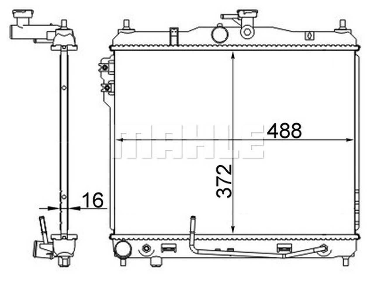 MAHLE PC Radiator CR1278000S