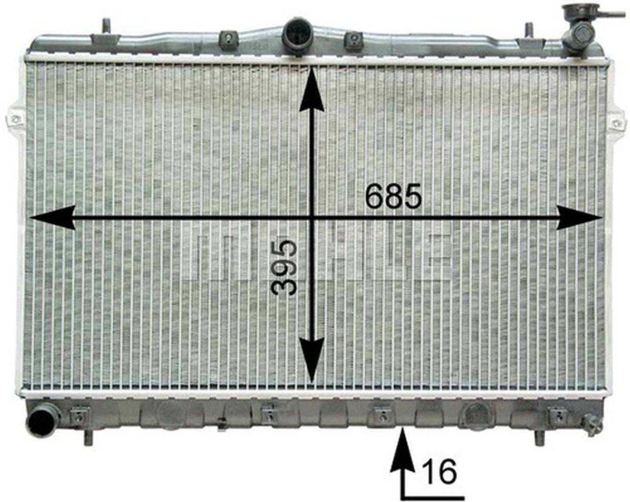 MAHLE PC Radiator CR1282000P