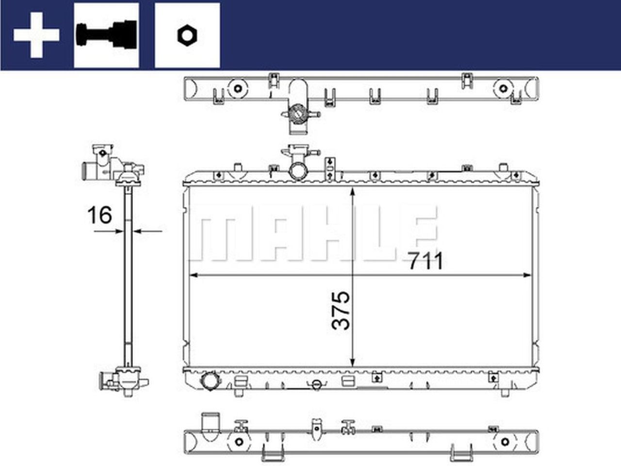 MAHLE PC Radiator CR1314000S