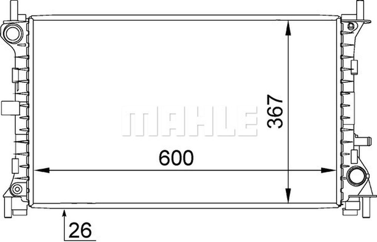 MAHLE PC Radiator CR1344000S