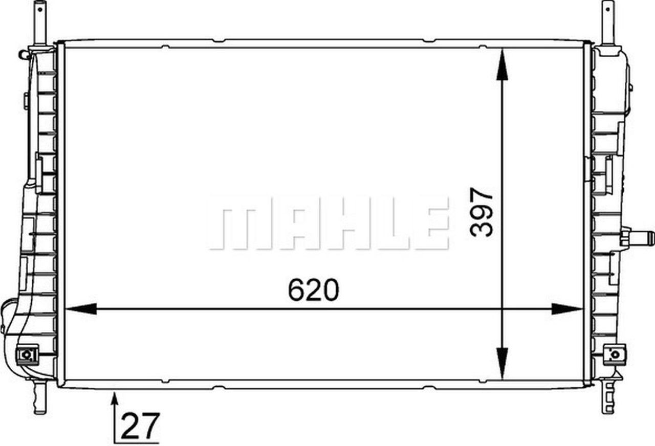 MAHLE PC Radiator CR1347000S