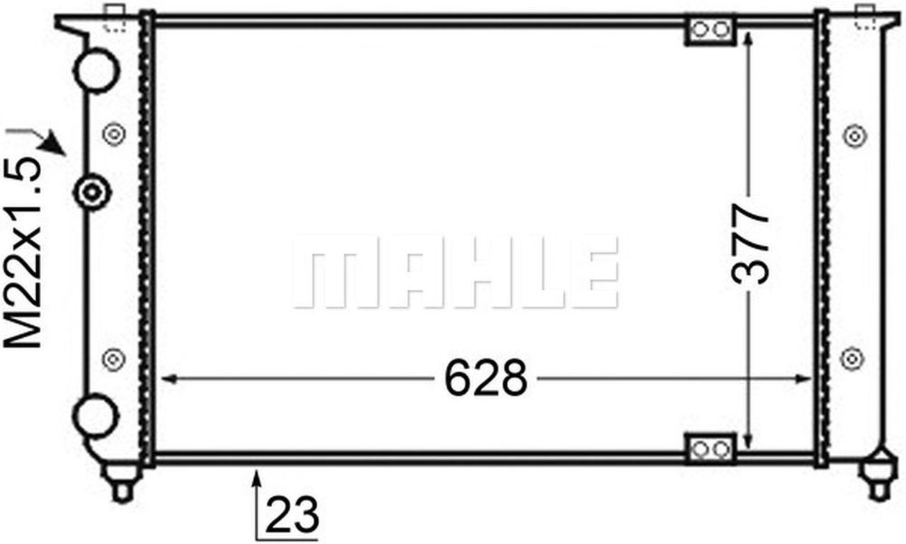 MAHLE PC Radiator CR134000S
