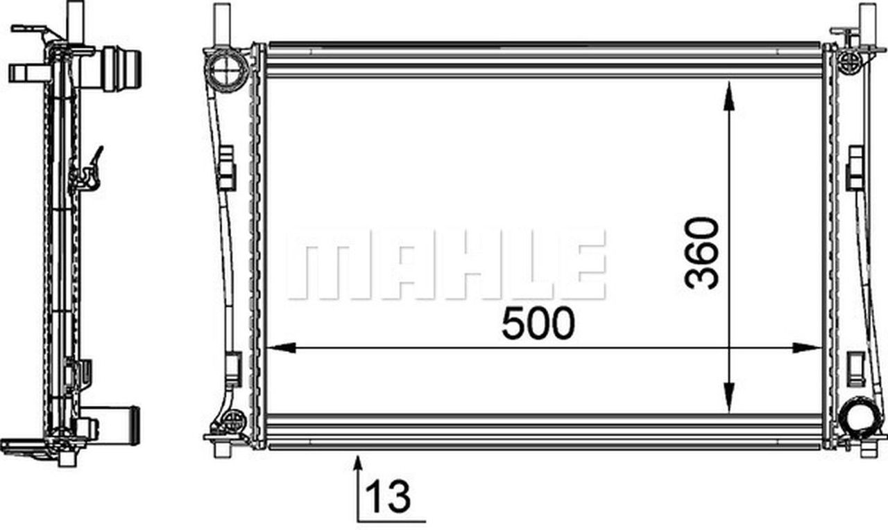 MAHLE PC Radiator CR1355000P