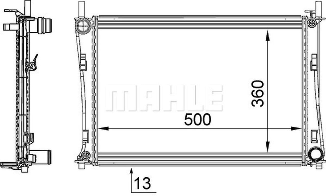 MAHLE PC Radiator CR1355000S