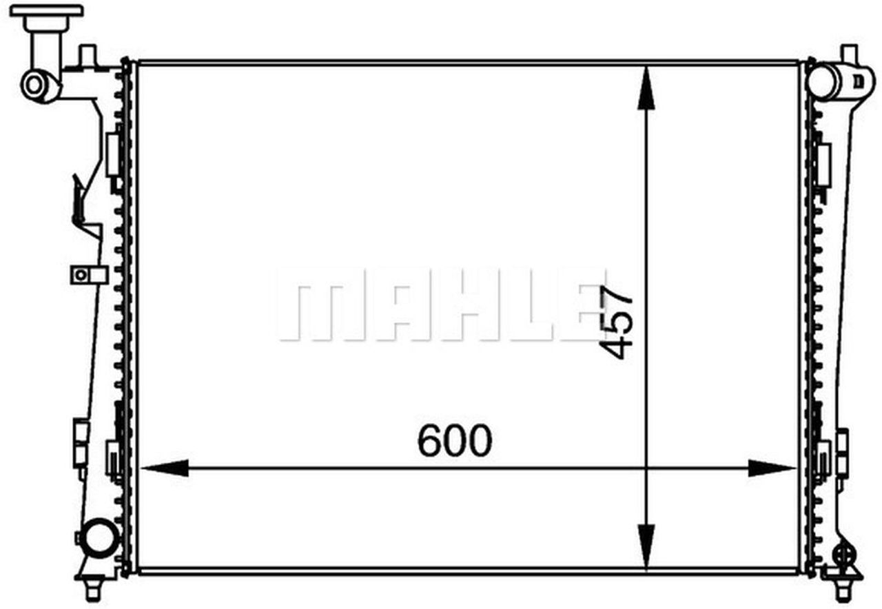 MAHLE PC Radiator CR1366000P