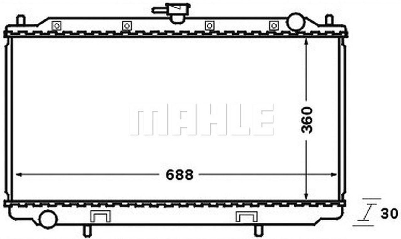 MAHLE PC Radiator CR138000S