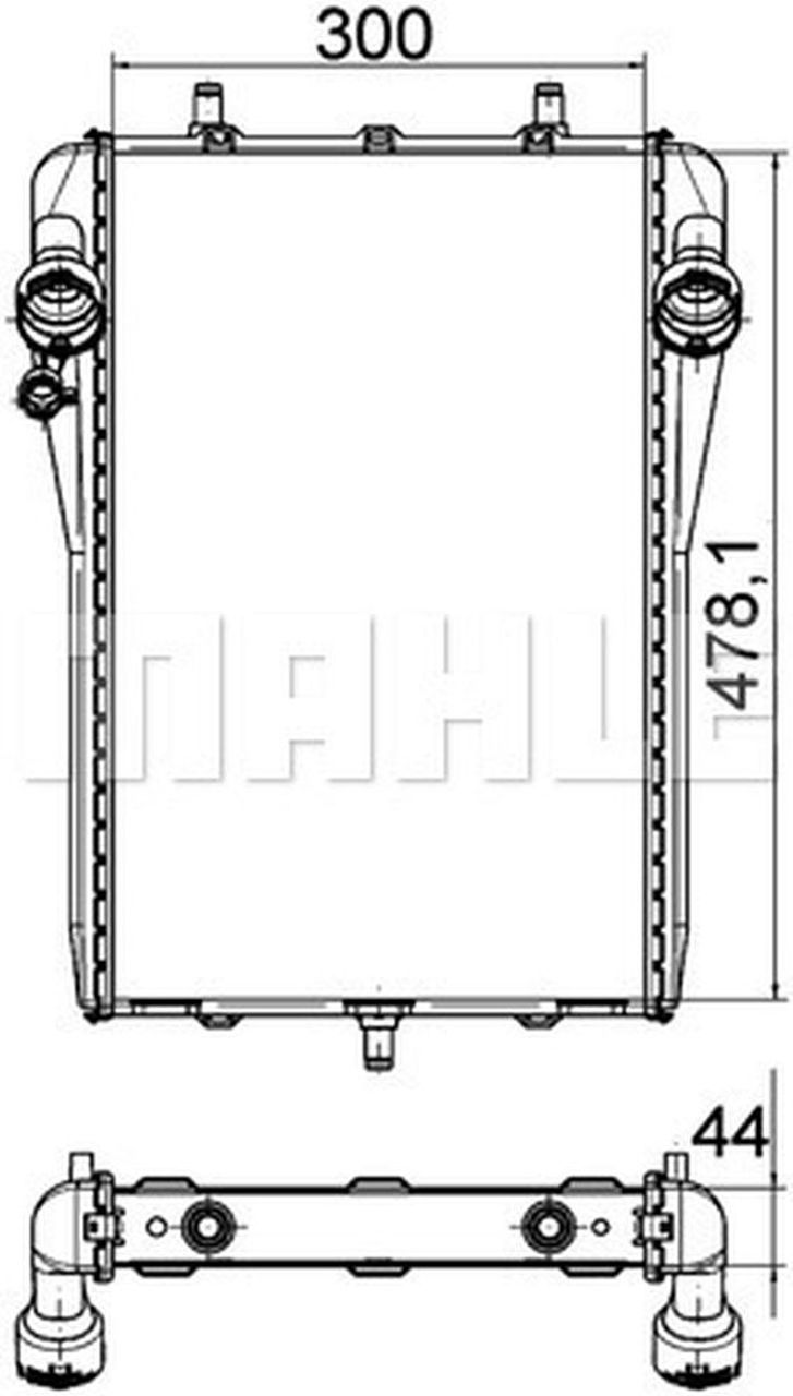 MAHLE PC Radiator CR1397000P