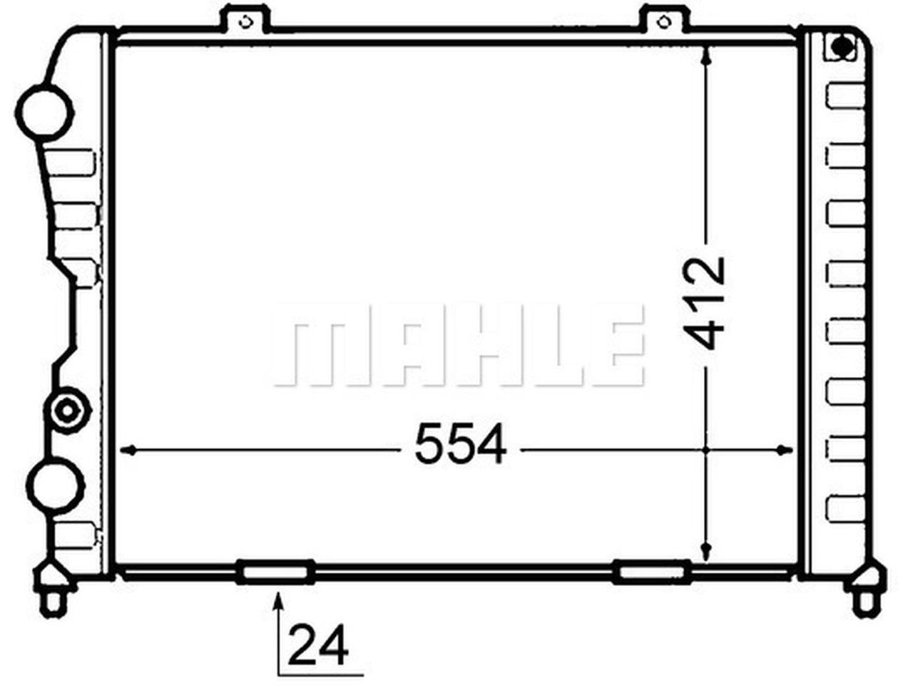 MAHLE PC Radiator CR1408000S