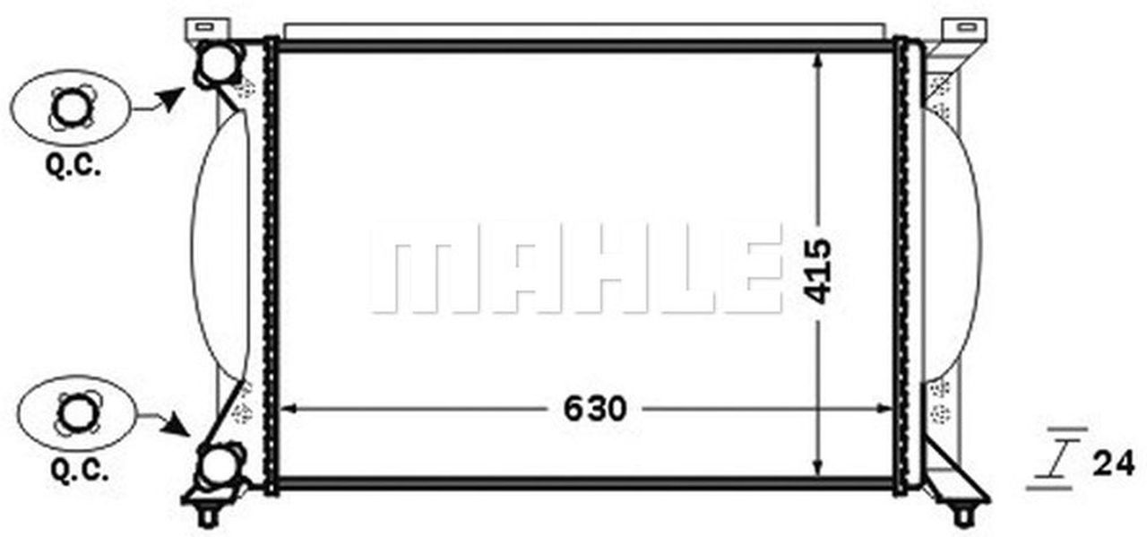 MAHLE PC Radiator CR1417000S