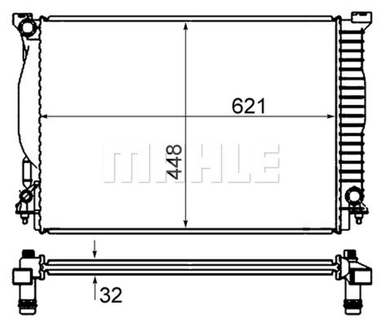 MAHLE PC Radiator CR1420000S