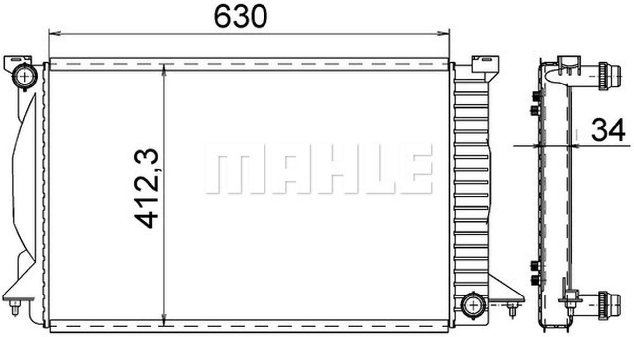 MAHLE PC Radiator CR1421000S
