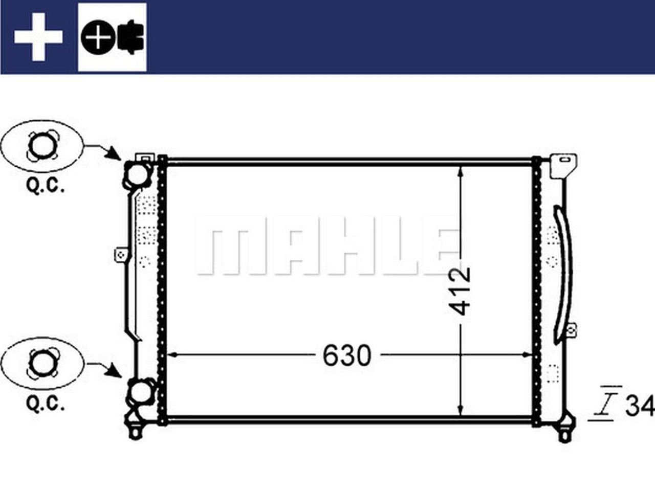 MAHLE PC Radiator CR1423000S