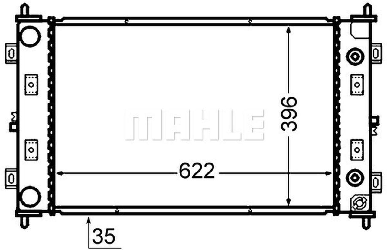 MAHLE PC Radiator CR1425000S