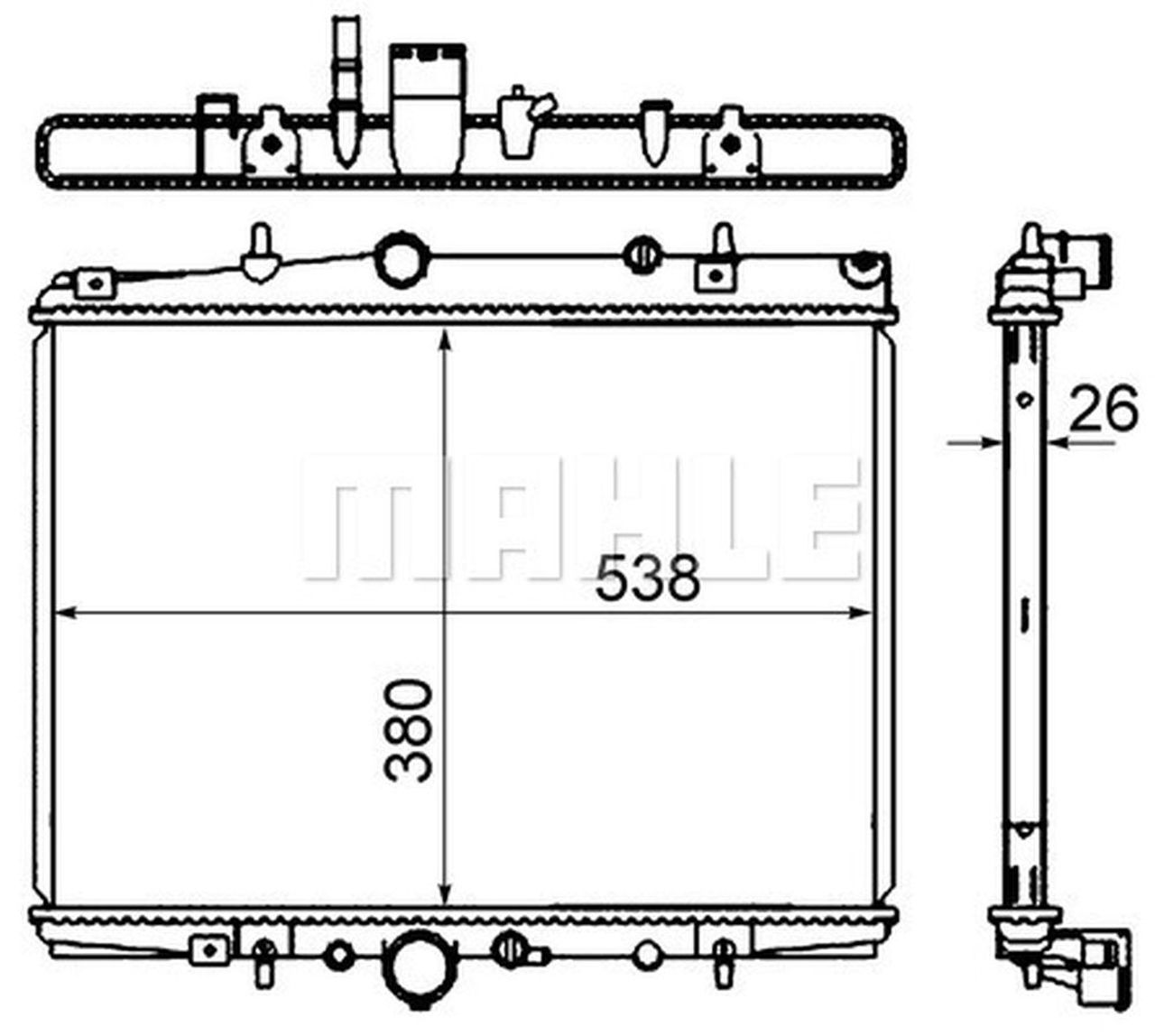 MAHLE PC Radiator CR1433000S
