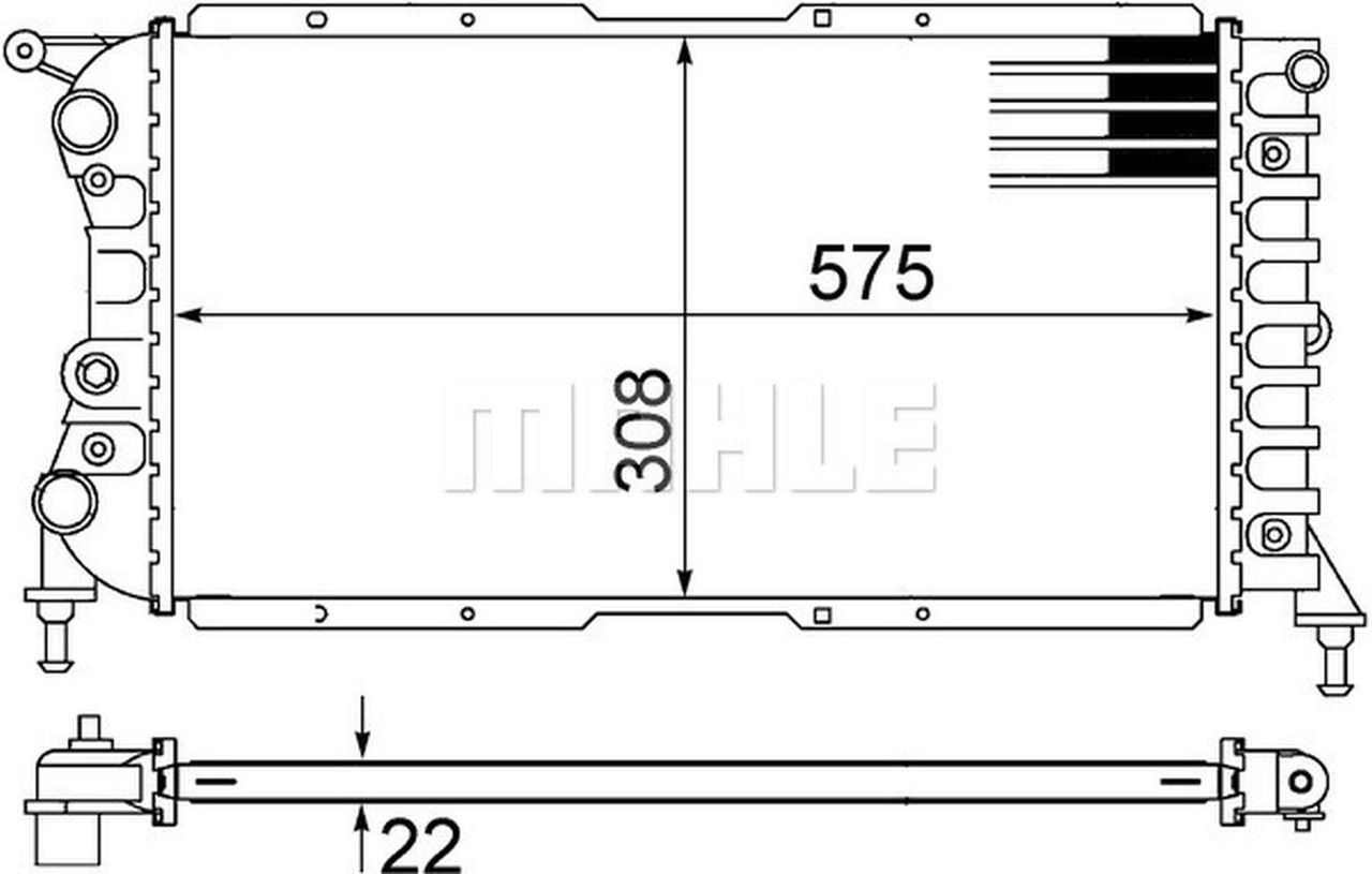MAHLE PC Radiator CR1441000S