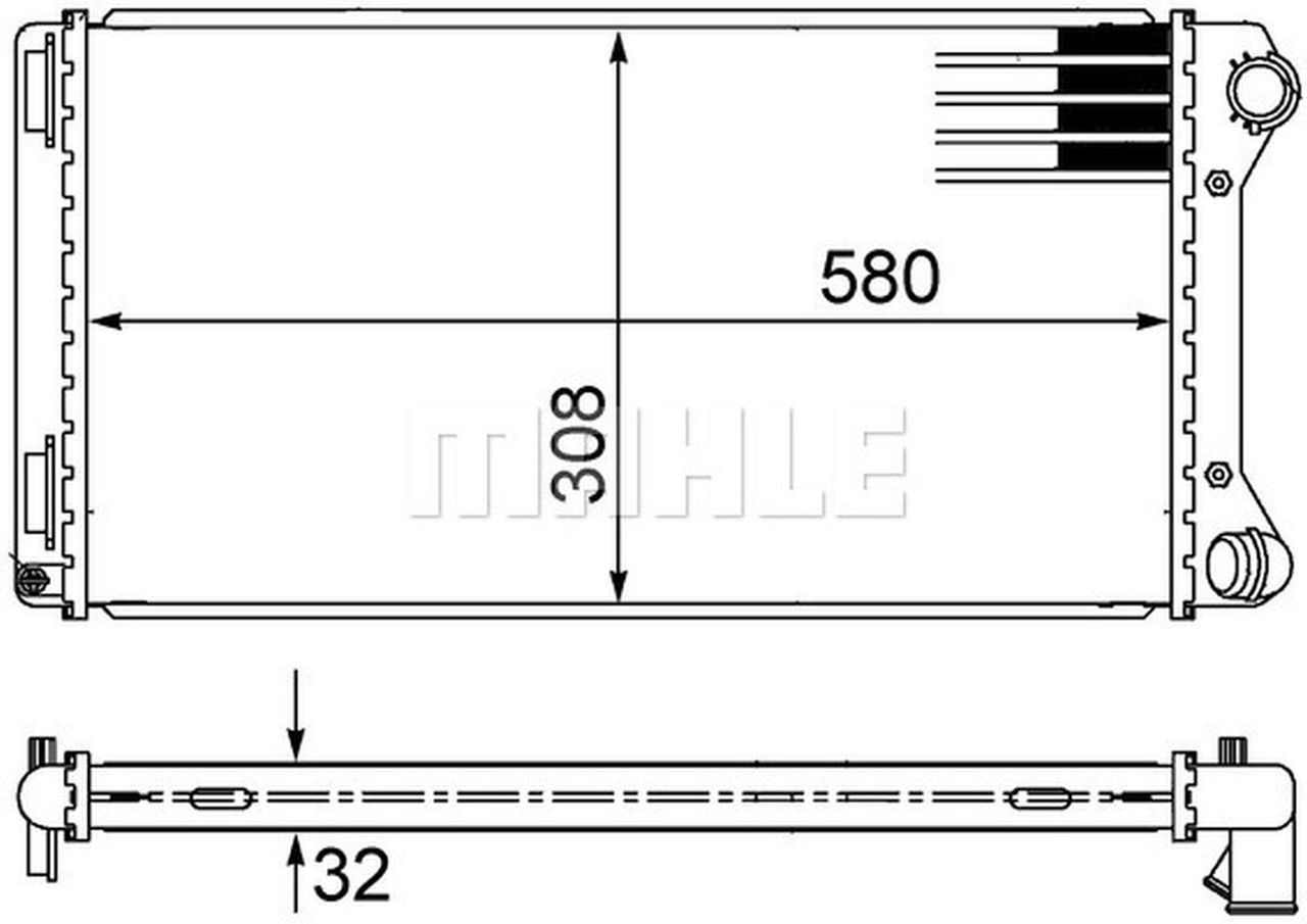MAHLE PC Radiator CR1444000S