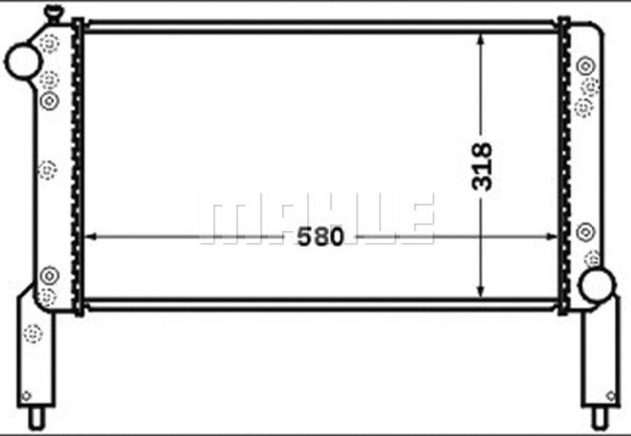 MAHLE PC Radiator CR1446000S