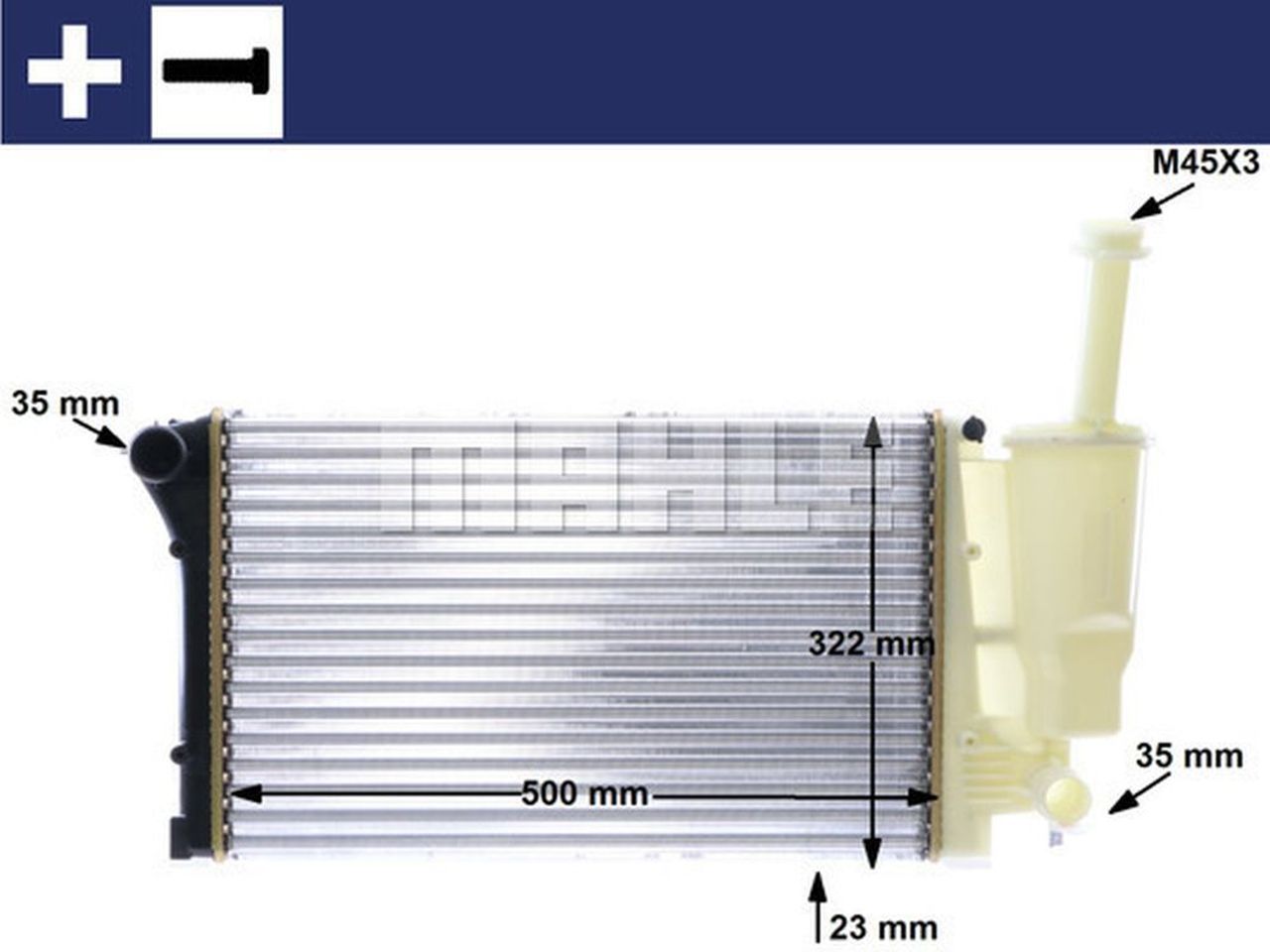 MAHLE PC Radiator CR1451000S