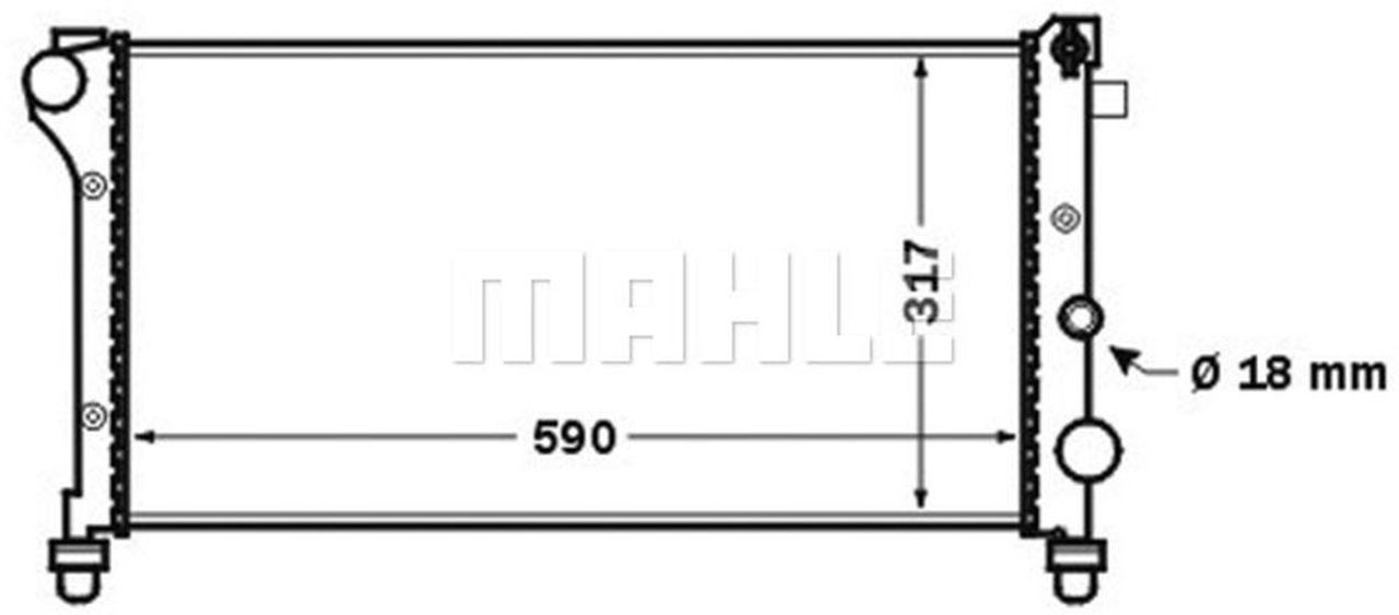 MAHLE PC Radiator CR1452000S