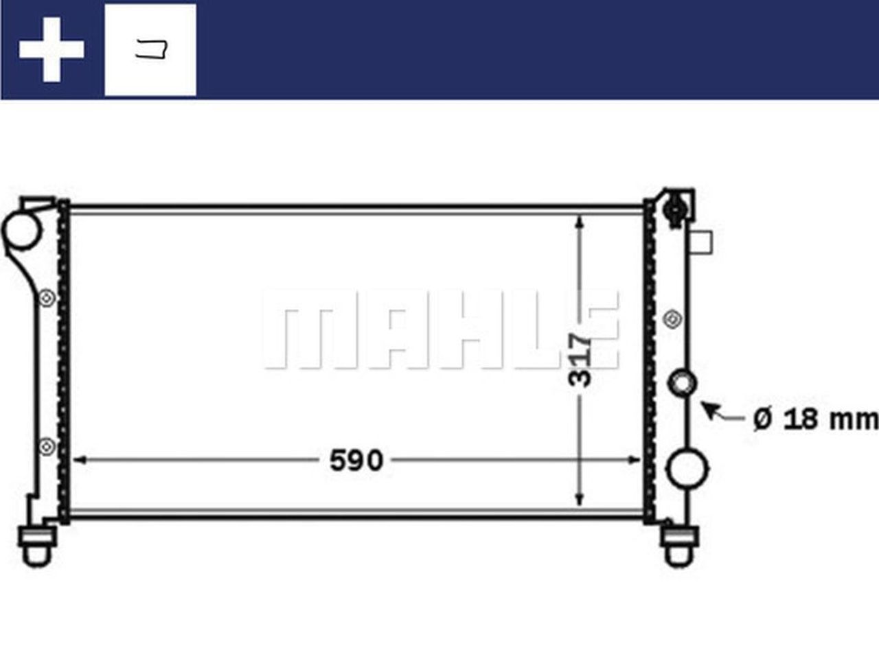 MAHLE PC Radiator CR1452000S