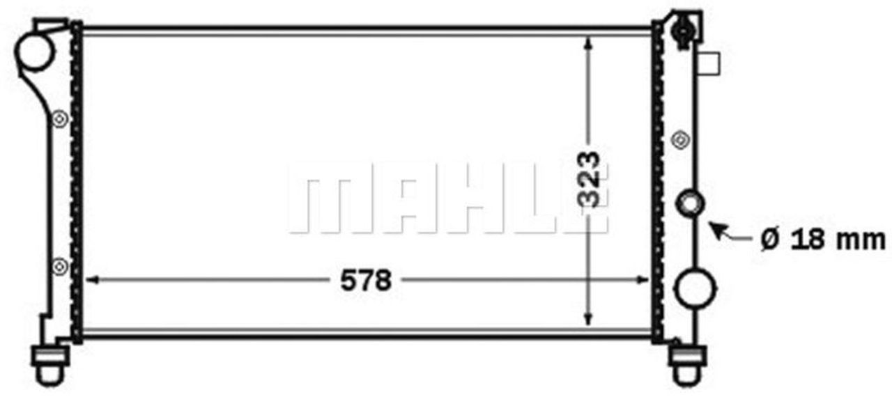 MAHLE PC Radiator CR1453000S