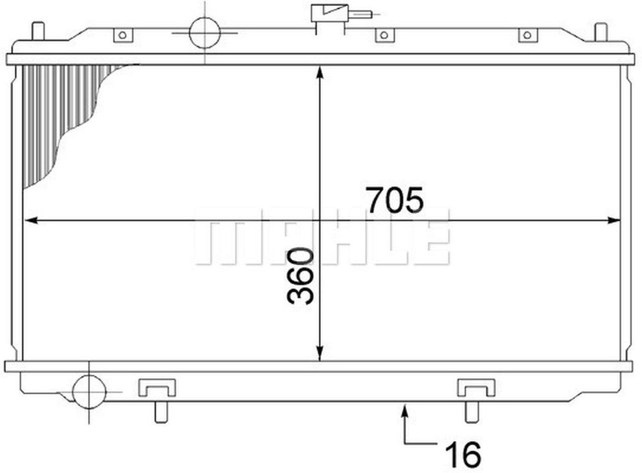 MAHLE PC Radiator CR1485000S