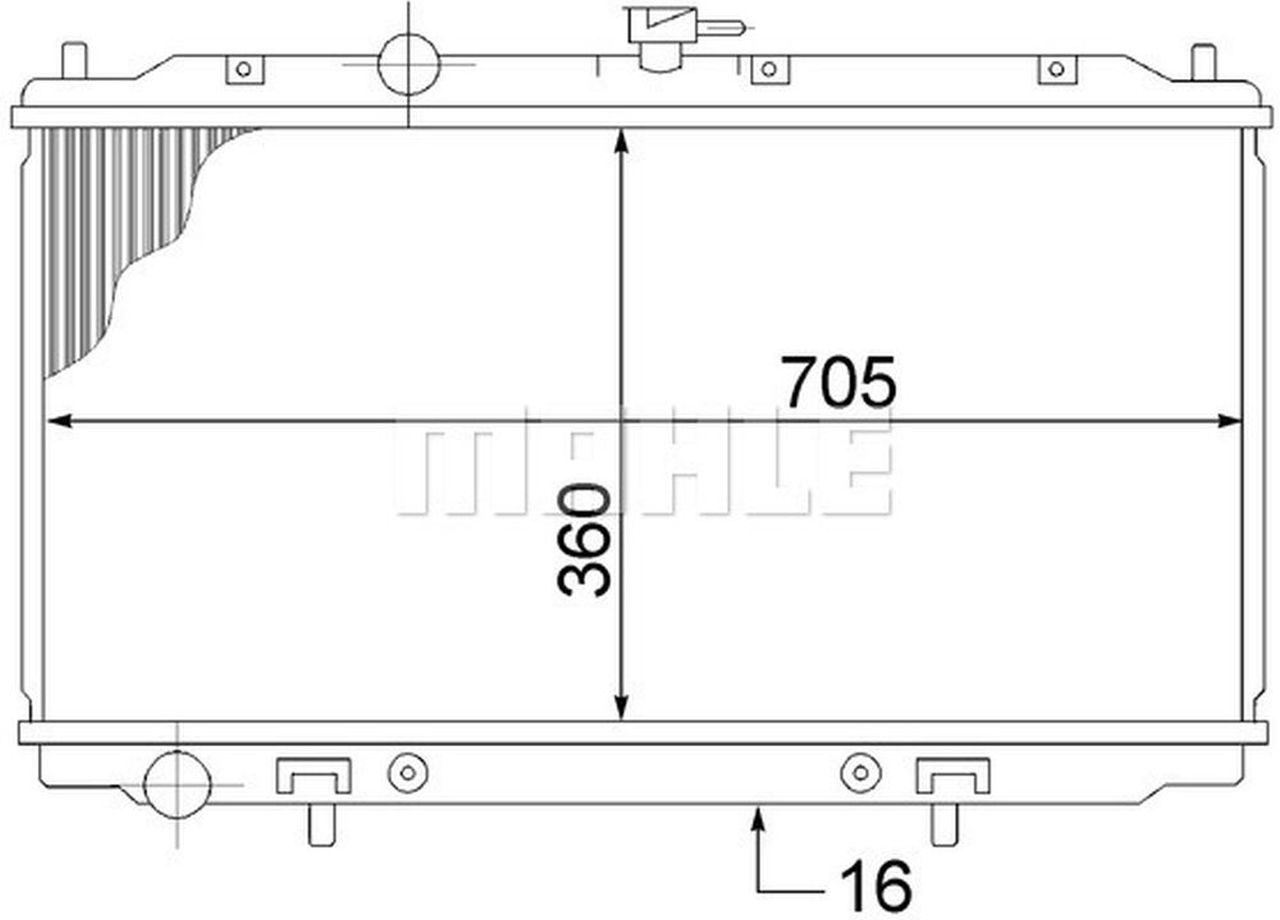 MAHLE PC Radiator CR1486000S